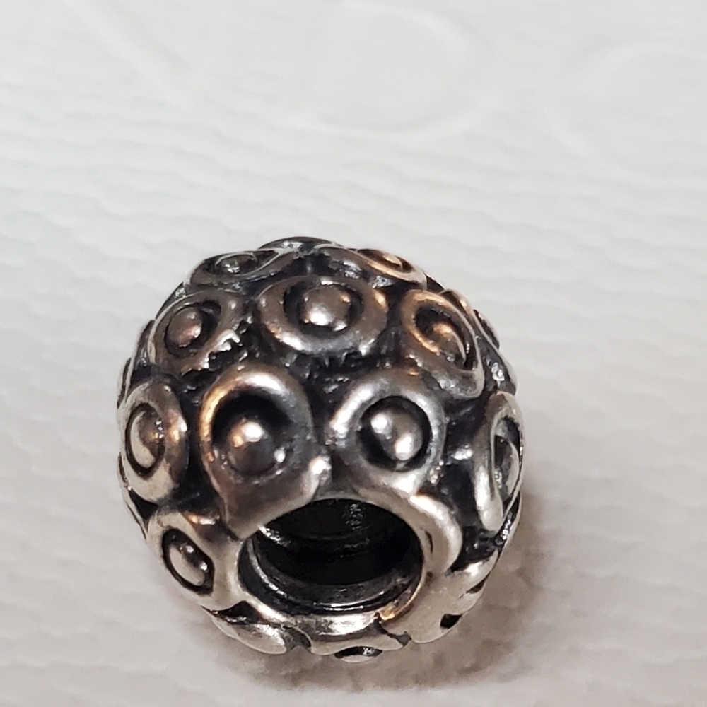 Pandora Retired Sterling Silver Celebration Designer Charm - Picture 6 of 11